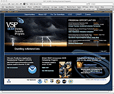 UCAR VSP website screenshot thumbnail
